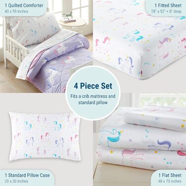 Бавовняний комплект постільної білизни, включає ковдру, простирадло, приталене простирадло та наволочку, узгоджується з іншим деко