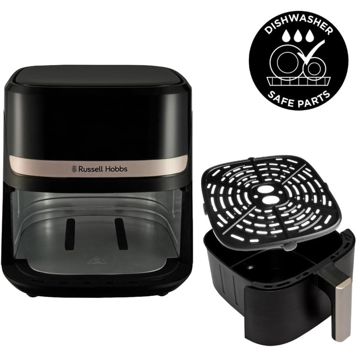 Аерофритюрниця Russell Hobbs Satisfry Rapid Air Fryer, 4,3 л, чорна