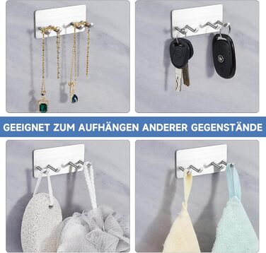 Тримач для зубної щітки YYBO Настінний тримач для зубної щітки Тримач для електричної зубної щітки Тримач головки щітки з нержавіючої сталі, Тримач для електричної зубної щітки без свердління, Багатофункціональний гачок для ванної кімнати