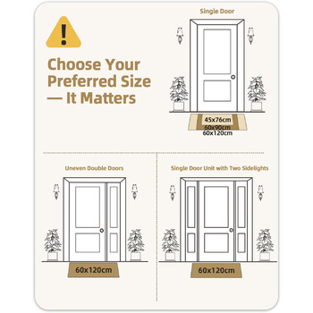 Килимок для входу Color G Welcome, 45x75 см, чорно-сірий, для вулиці, килимок для бруду, що миється, водонепроникний килимок для входу, садовий, чорно-сірий, 45 x 75 см