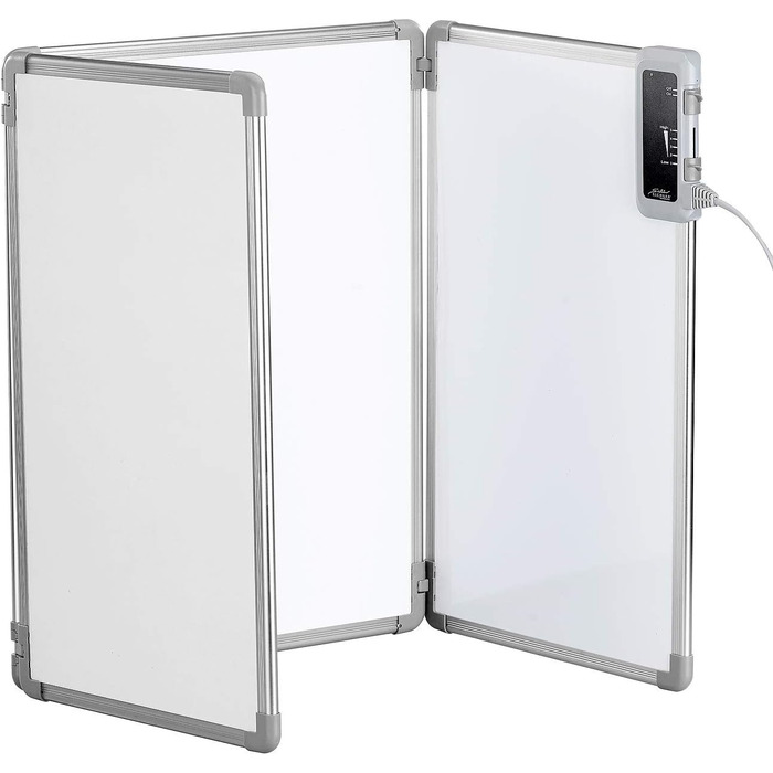 Інфрачервоний обігрівач Sichler Household Appliances складна інфрачервона нагрівальна панель з алюмінієвою рамою до 80 C 315 Вт (нагрівальна панель, міні-обігрівач, офіс)