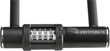 Велосипедний замок U-подібний Kryptonite Combo Standard 12 мм з кодовим замком, протиугінний для велосипедів та скутерів