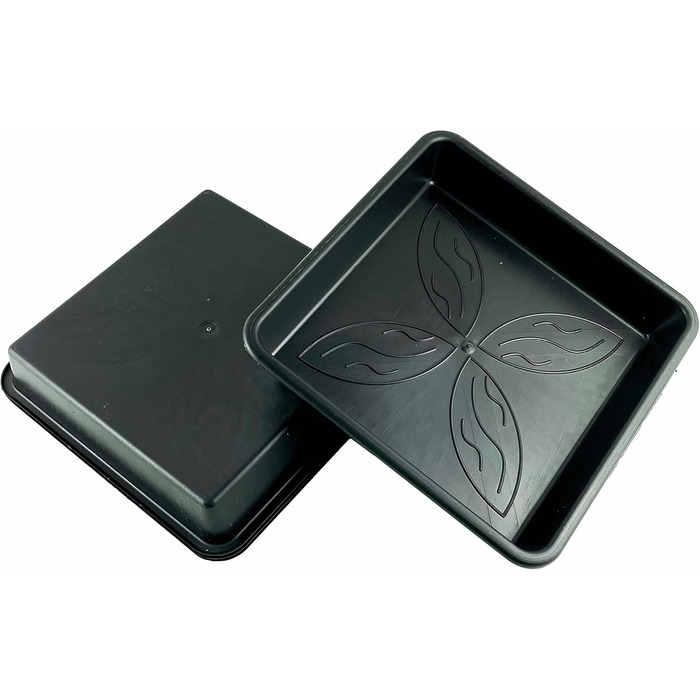 Блюдець 25,1 x 25,1 см з квітковим візерунком, квадратні, візерунок &quotКвітковий сад&quot, 10 шт., 10