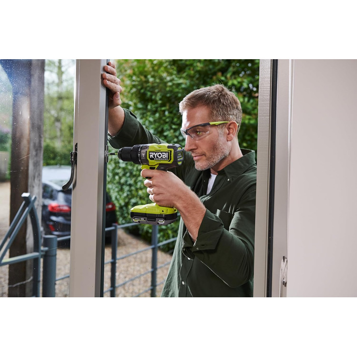 Акумуляторний ударний дриль-шуруповерт RYOBI 18 В ONE RPD18BL2-0, макс. крутний момент 95 Нм, 24 налаштування крутного моменту, шв