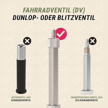 Камери для велосипедних коліс Prophete, 28 (47-622), 1.75, з ніпелем Dunlop, 2 шт. в упаковці, чорні