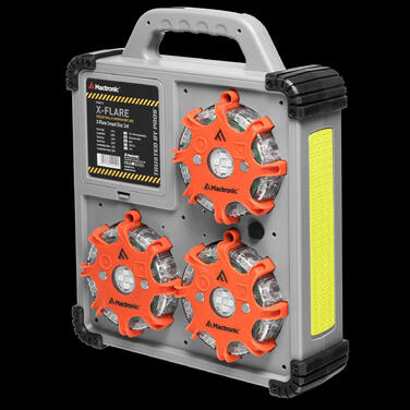 Комплект ліхтарів професійних Mactronic X-Flare (30 Lm) Red/Blue/Amber Recharg 12/220V (PSD0112)