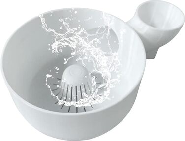 Очищувач для фруктів з функцією віджиму - Водонепроникне та водозберігаюче очищення Миска, віджимач для овочів, для кухні, кемпінгу, пікніків