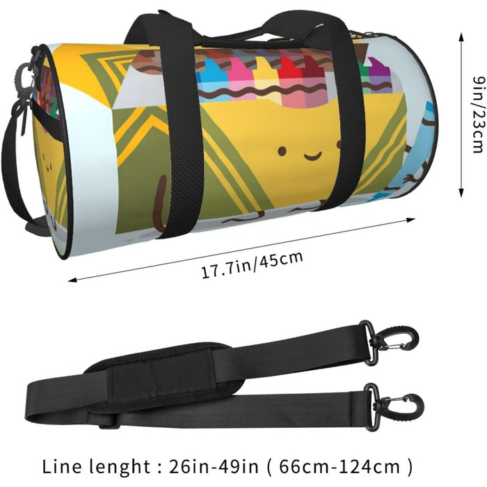 Універсальна дорожня сумка, милий пенал, коробка, спортивна сумка для чоловіків та жінок, сумка-мішок, спортивна сумка