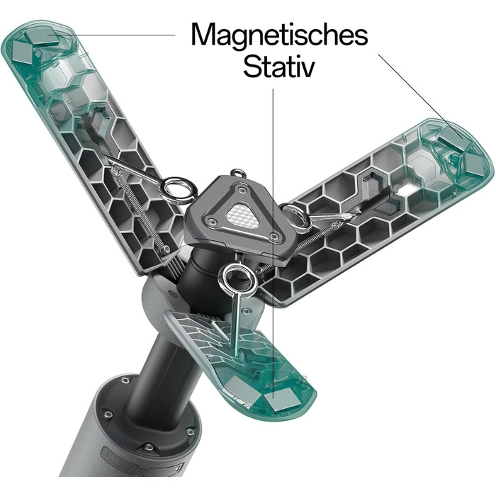 Телескопічний кемпінговий ліхтар, світлодіодний ліхтар 12000 мАг, складаний та магнітний, водонепроникний IPX6/IPX7, вуличний ліхтар для кемпінгу, походів, надзвичайних ситуацій, саду, оливково-зелений