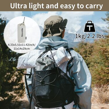 Кемпінговий стіл Naturehike, розкладний стіл з алюмінію, портативний розкладний стілець, надлегкий кемпінговий стіл, маленький столик для саду, походів, кемпінгу, коричневий