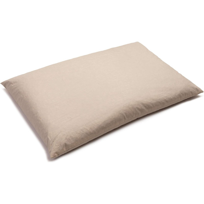 Подушка GIRAFFENLAND з органічного проса 40x60 см, подушка для сну з органічного перкалю органічний наповнювач, прямий наповнювач Нефарбована та невідбілена - подушка для голови з просом