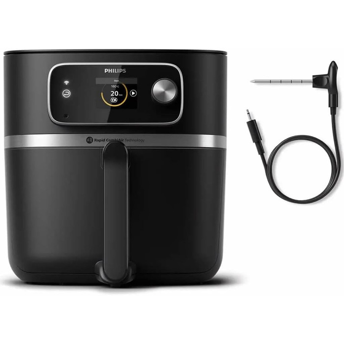 Аерофритюрниця Philips Airfryer Combi XXL HD9880/90, чорна