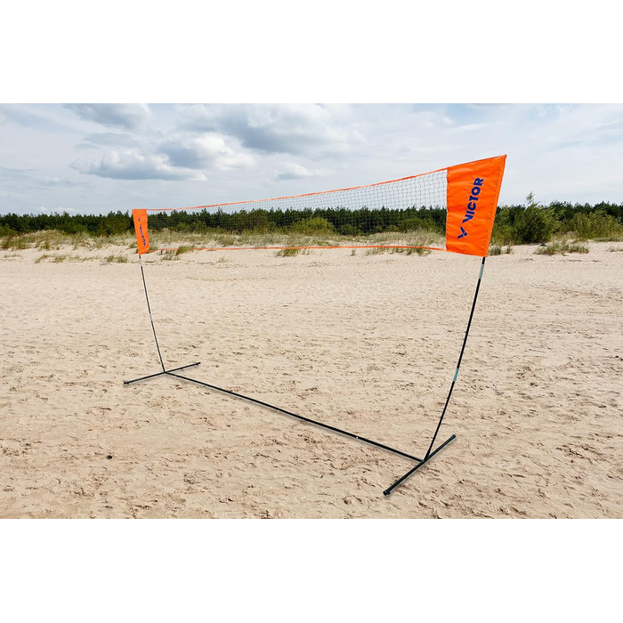Сітка для бадмінтону Victor Easy - багатофункціональна сітка для вулиці з регульованою висотою, 350 * 155 Easy Net