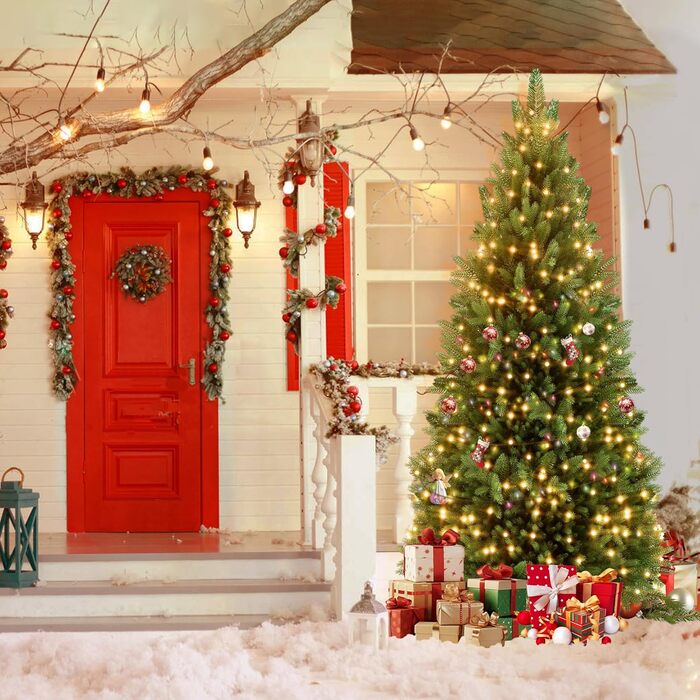 Штучна ялинка з підсвічуванням 225 см HENGMEI