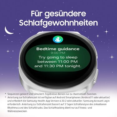 Розумний годинник Samsung Galaxy Watch8 з Galaxy AI, фітнес-годинник та фітнес-трекер, спортивний ремінець, велнес та коучинг сну, 40 мм, Bluetooth, графітовий, 3-річна гарантія виробника