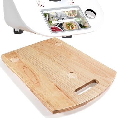 Розсувна дошка для Thermomix TM6, Розсувна дошка Thermomix TM6 з 2 універсальними колесами, Ролетна дошка для Thermomix TM6, Швидкорухома дошка Thermomix TM5, Розсувна дошка Thermomix з дерева