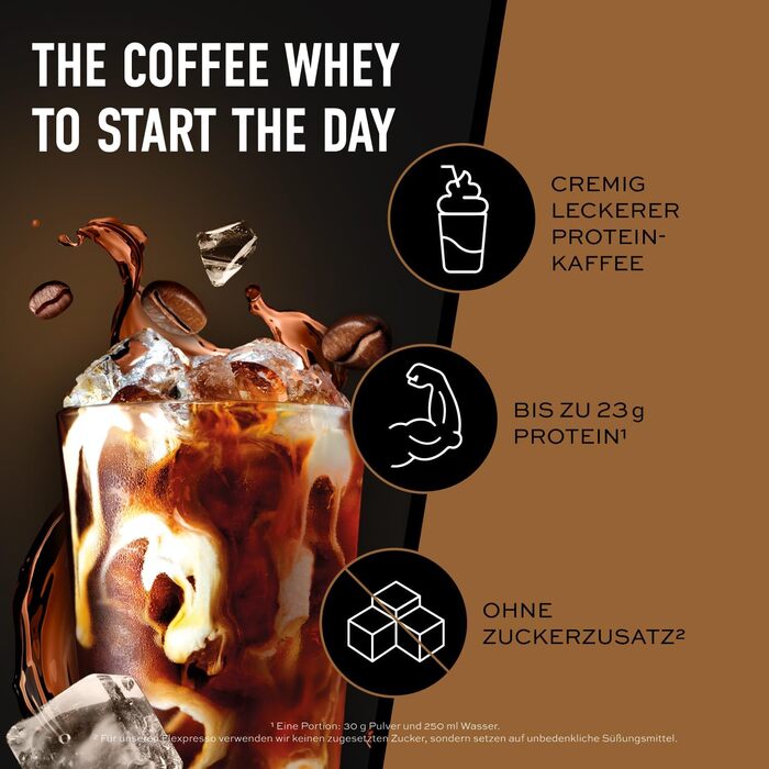 Протеїн Power System Whey Protein Coffee Creamy, кава, 908 г (30 порцій)