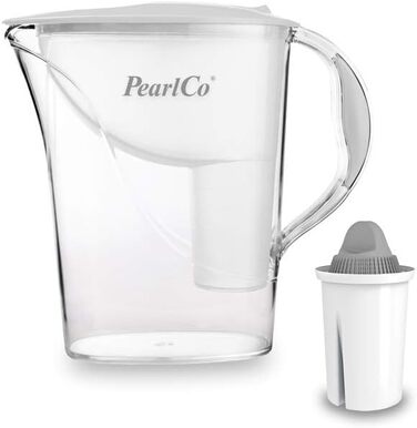 Фільтр для води Standard (білий) з 1 картриджем фільтра Protect Classic (для жорсткої води) - підходить для Brita Classic