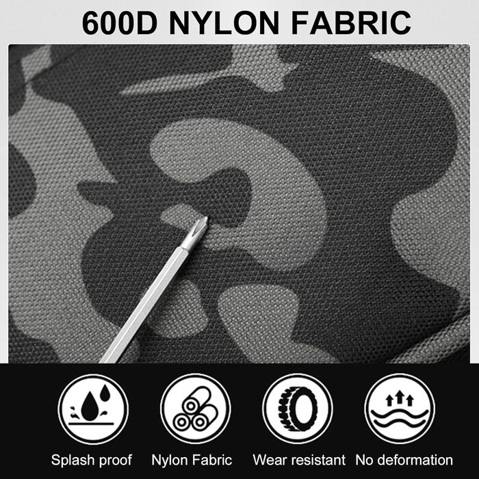 Рибальська сумка Dokeno Sling, наплічна сумка для риболовлі, чорна водонепроникна сумка для рибальських аксесуарів, рибальське спорядження, зносостійка сумка через плече для походів на природі Риболовля Кемпінг Полювання