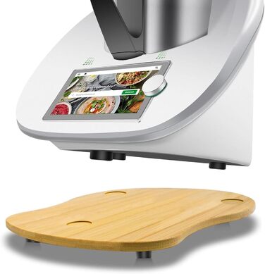 Розсувна дошка для Thermomix TM6 TM5, бамбукова розсувна дошка Аксесуари Швидкорухома дошка для кухонного комбайна Thermomix Vorwerk Ковзна дошка для Thermomix TM6