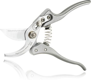 Садові ножиці з нержавіючої сталі, садові ножиці для зрізання квітів, обрізки рослин, дерев, живоплотів, бонсай, збору фруктів, зроблені в Японії, срібні