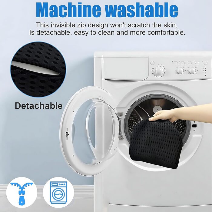 Поперекова опорна подушка, поперекова опорна подушка з піни з ефектом пам&39яті для сну, 46x23x11 см, подушка для болю в спині для ліжка/крісла/автокрісла/офісного крісла, для полегшення болю в попереку, темно-сіра