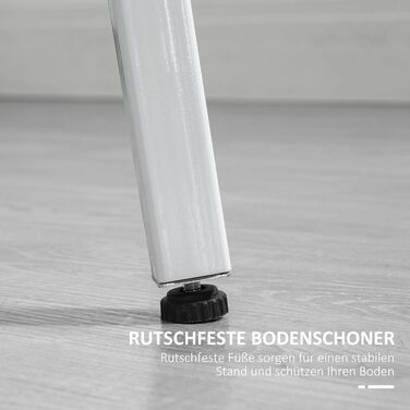 Круглий обідній стіл HOMCOM 80 x 80 см, Кухонний стіл для 4 осіб, Обідній стіл зі сталевим каркасом, Промисловий стіл для кухні, їдальні та вітальні, Натуральне дерево, 80Д x 80Ш x 76В см