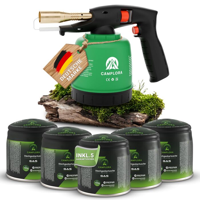 Паяльна лампа з 5 газовими балончиками по 190 г з п&39єзорозпалом. Газовий пальник з балончиком. Пальник Бунзена. Майстерський газовий паяльник. Пальник. Паяльна лампа з полум&39ям. Газова паяльна лампа. Кухонний пальник Бунзена. Паяльник з 5 газовими бал