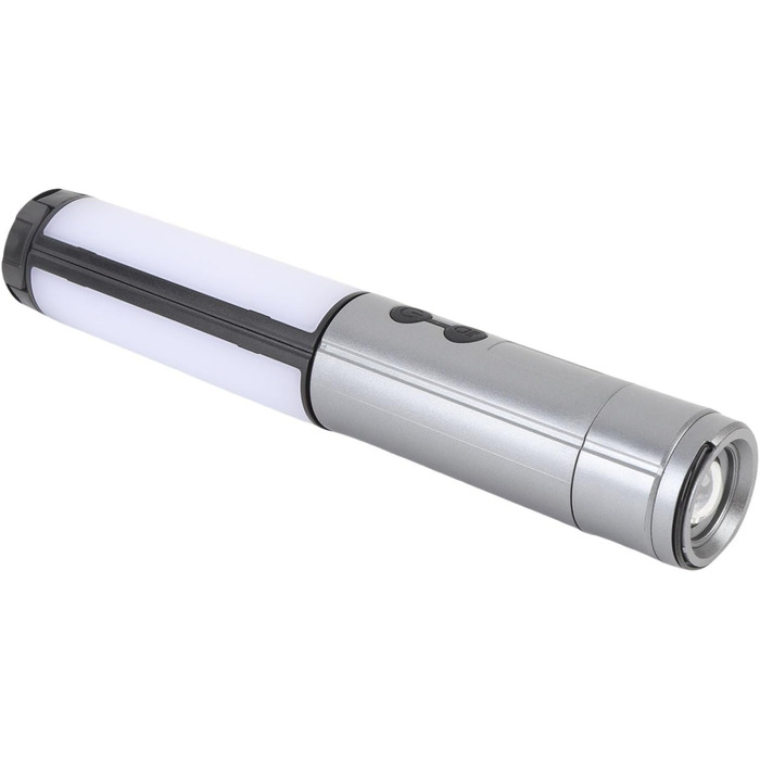 Телескопічний кемпінговий ліхтар Zerodis, портативний робочий ліхтар, що перезаряджається, із зарядкою типу C та 5 режимами освітлення, для кемпінгу на відкритому повітрі, походів, риболовлі, надзвичайних ситуацій