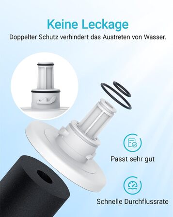 Фільтр для води AQUACREST для холодильників Samsung AquaPure Plus DA29-00003G, DA29-00003B, DA29-00003A, DA97-06317A, HAFCU1/XAA, HAFIN2/EXP APP100 WF289 (2 шт.)