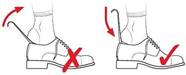 Дизайнерський ріжок для взуття 70 см зі срібною ручкою у вигляді кінської голови, чорний дерев'яний стрижень