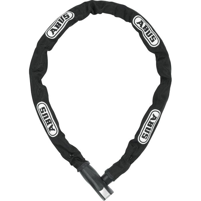 Ланцюговий замок ABUS Steel-O-Chain 880 Велосипедний замок із загартованої сталі рівень безпеки ABUS 8, чорний, 110 см, одинарний