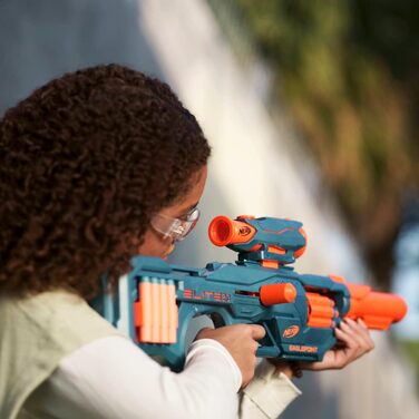 Бластер NERF Elite 2.0 Eaglepoint RD-8, ствол на 8 дротиків, знімний телескоп і ствол, 16 дротиків, затвор, різнокольоровий