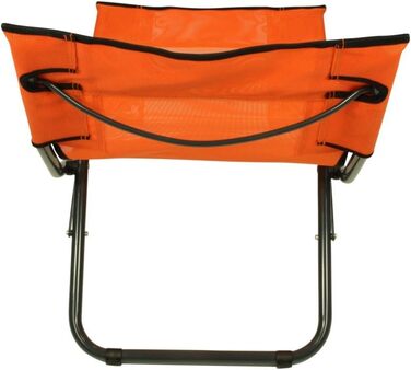 Пляжне крісло Fridani BCO XL Кемпінгове крісло Помаранчеве розкладне крісло ручка для перенесення Повітропроникне садове крісло