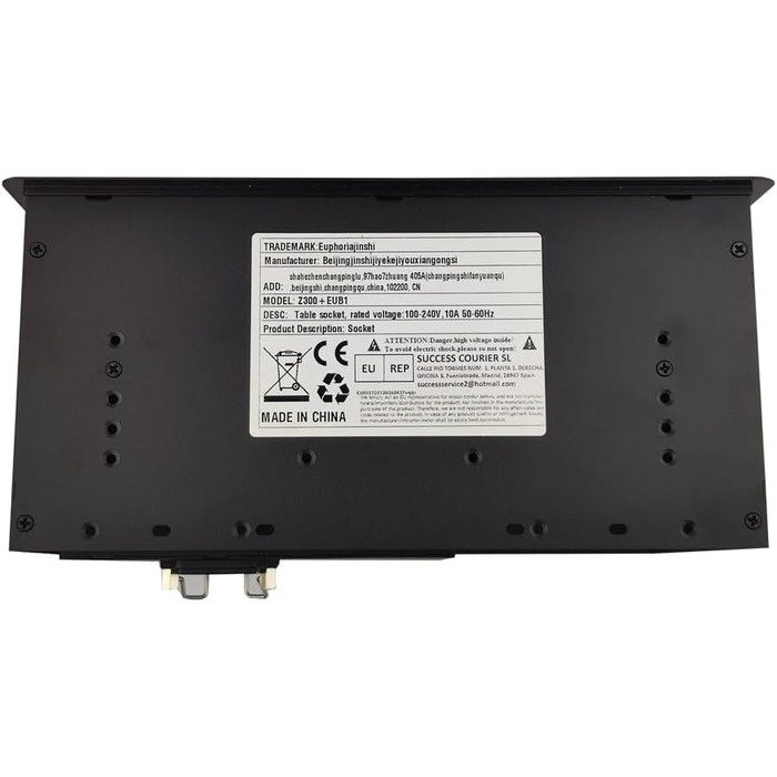 Вбудована настінна розетка для конференц-залу, столу, мультимедійна розетка, срібляста - 2 шт. Schuko - 2 шт. CAT6 - 2 шт. HDMI - USB 3.0 - стерео - USB-C для передачі даних (чорна)