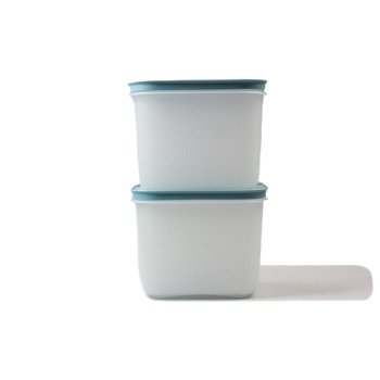 Контейнер для морозильної камери TUPPERWARE 1,1 л (2) біло-блакитний, високий рівень крижаного кристала, крижаний кристал P 21652