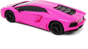 Офіційно ліцензований автомобіль на дистанційному керуванні, масштаб 124, робоче світло, 2,4 ГГц, 700-4 Pink