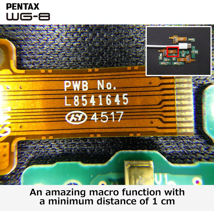 Чорна всепогодна пригодницька камера з чудовими водонепроникними, пило- та ударостійкими характеристиками, універсальним кільцевим освітленням для макрозйомки та функцією веб-камери, 8