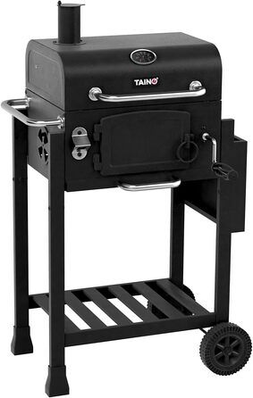 Мобільний гриль-коптильня для барбекю з деревним вугіллям HERO Grill