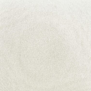 Сучасний м&39який табурет Storeo Basics, м&39який, квадратний, для вхідної зони, коридору, вітальні, льон, масив дерева, колір слонової кістки, 45,7 x 50,8 x 45,7 см, в стилі пуфа