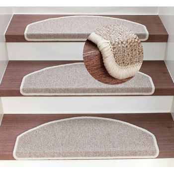 Килимки для сходів Kettelservice-Metzker Rambo - різні набори, варіанти та кольори (14 шт. , бежевий)