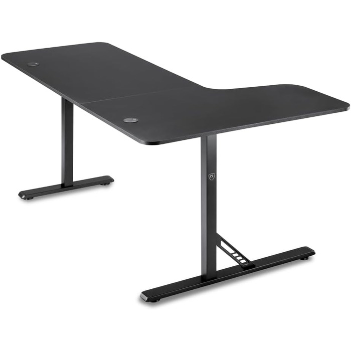 Л (лівий) Ігровий стіл, прямокутний, Д 160 x Г 60-100 x В 75 см Вантажопідйомність до 120 кг Підсклянник Тримач для навушників Килимок для миші Ігровий розмір L, 160