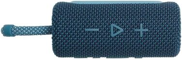 Портативна колонка з Bluetooth, вбудованим акумулятором, водонепроникна та пилонепроникна, синя JBLGO3BLUAM Blue, 3