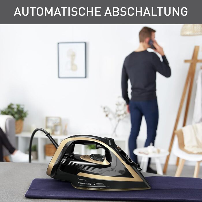 Парова праска 3000 Вт 280 г/хв. Паровий удар 0-50 г/хв. змінна подача пари Вертикальна подача пари Підошва Durilium AirGlide Autoc