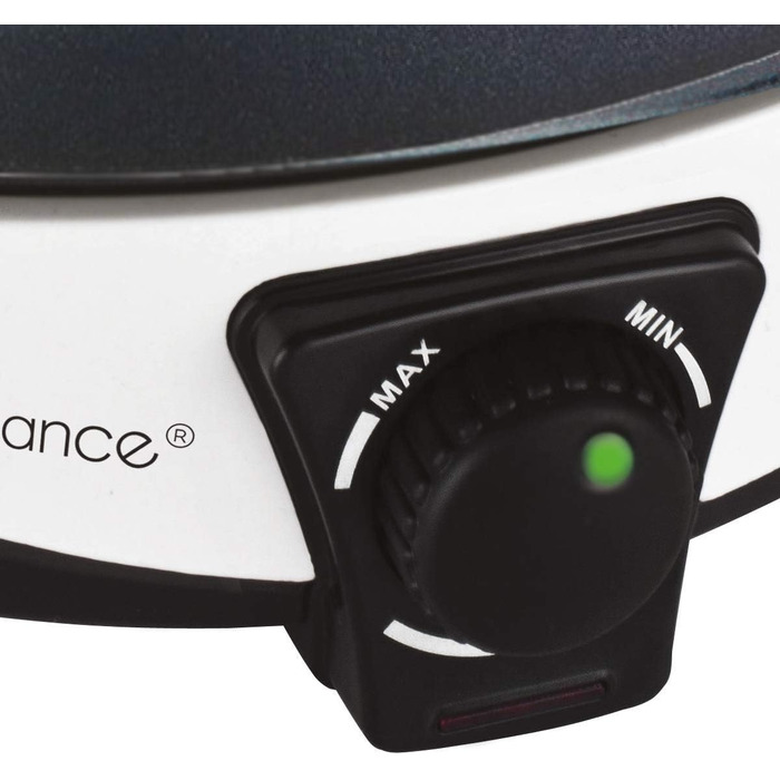 Млинниця LITTLE BALANCE 8212 Happy Crpes & Pancakes, чавунно-керамічна, біла/чорна біла/чорна