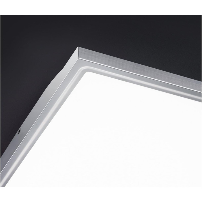 Стеля LED-світильник Trio, нержавіюча сталь, білий акрил, 30x30см, 622713007