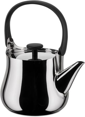 Чайник Alessi NF01 'Cha з полірованої нержавіючої сталі, 90 мл, 3,7 x 16,5 x 4,3 см