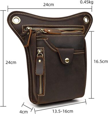 Стильна сумка через плече Фанні Рюкзачок Поясна сумка, Чоловік Жінки Божевільний Кінь Шкіряний Кросбоді Фанні Рюкзачок Організатор