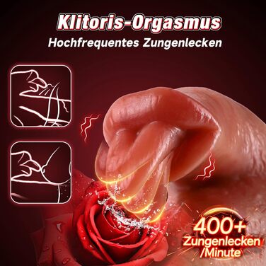 Вібратор Tagnaff, з функцією смоктання, 81 режим, для жінок