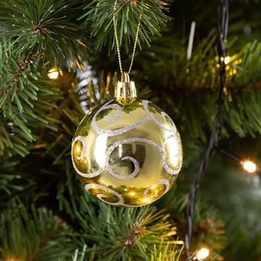 Різдвяні кульки набір із 48 предметів Casaria